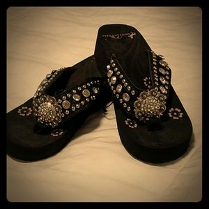 Montana West Bling Sandals